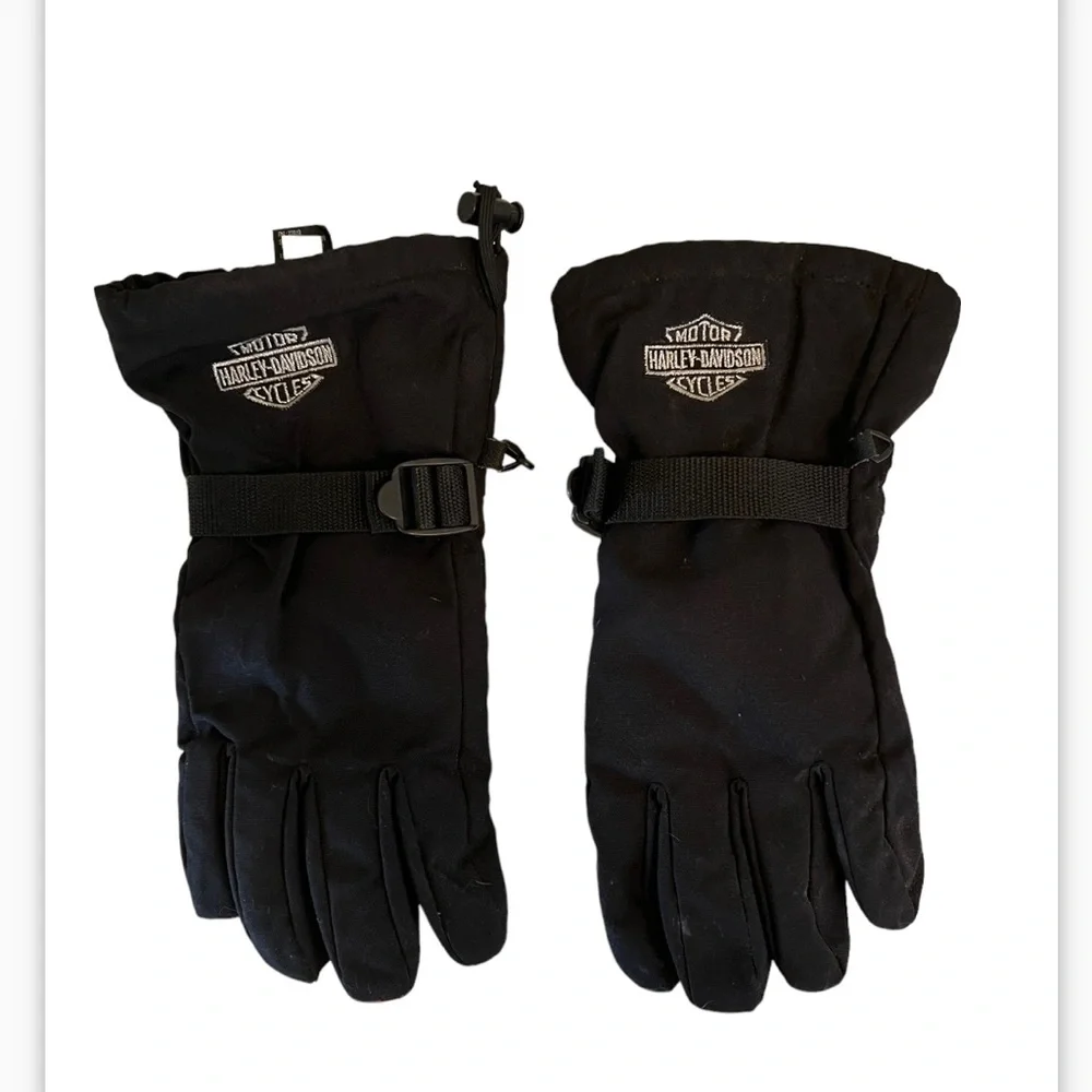 HARLEY DAVIDSON RIDING GLOVES MENS SIZE MEDIUM - Picture 1 of 5